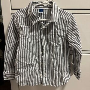 Old Navy Navy and White Striped Top